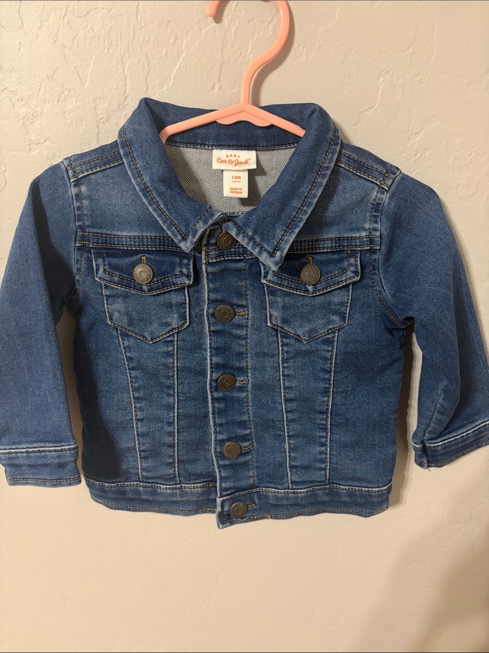 Cat & Jack Medium Blue Denim Jacket for Kids
